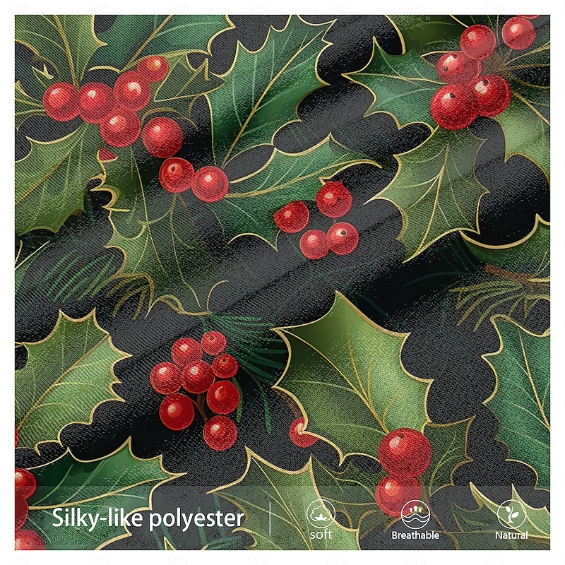 Men's Fruit Golf Polos Shirts Long Sleeve Polo Shirts Collar Casual Dailywear New Years Eve Shirts Festival Outfit Buttons 3D Print Spring Fall Winter Black3