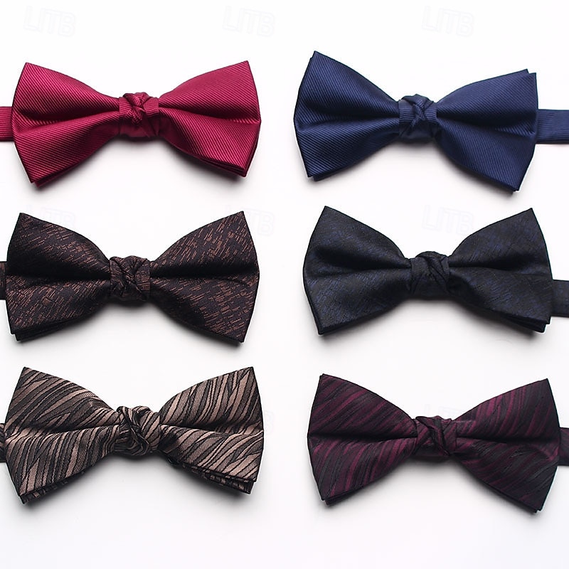 Men's Bow Tie Modern Contemporary Sexy Solid / Plain Color Wedding Party Daily Wear 2026 - €8.99