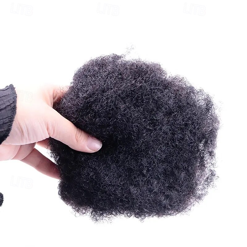 Afro Kinkys Bulk Human Hair Afro Kinkys Bulk 100% Human Hair for Micro Loc Mini Twists,30 Gram Each Package Human Hair Afro Kinky Bulk Can be Dyed and Bleached4