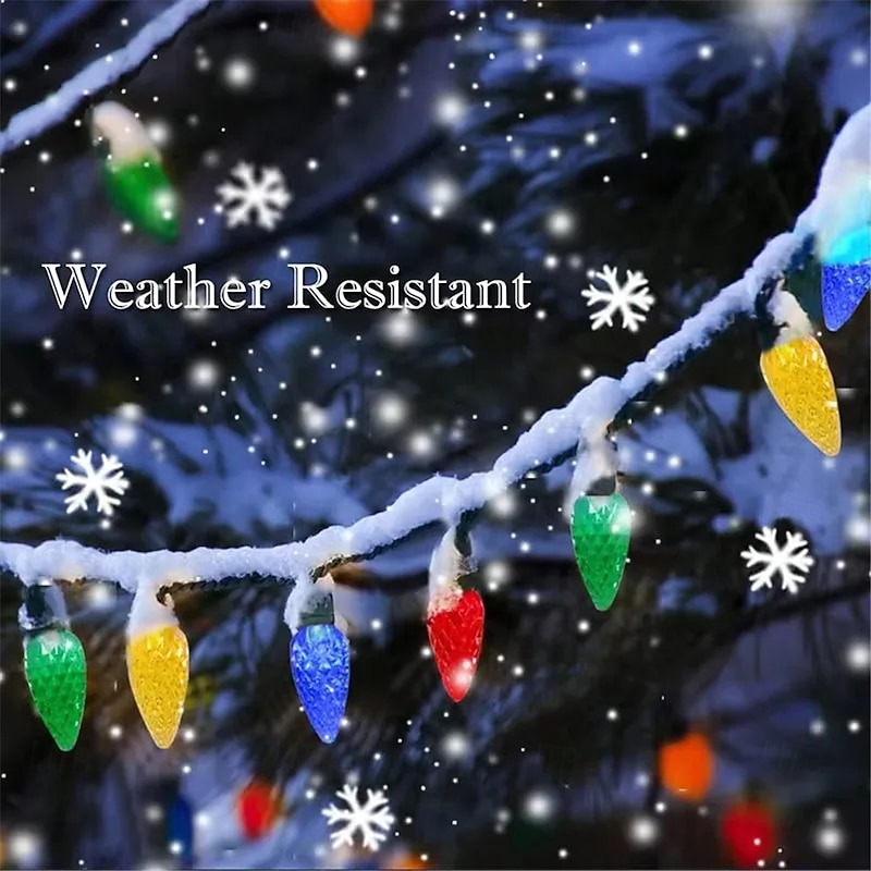 Elegant Wedding Reception Party Solar Sakura Christmas String Lights 5M/6.5M/7M Outdoor Waterproof Patio Lights, Strawberry Style, for New Year, Wedding, Party Decor4