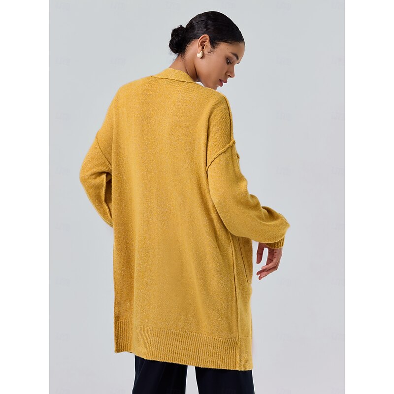 Mohair Bishop Sleeve Casual Daily Knit Cardigan4