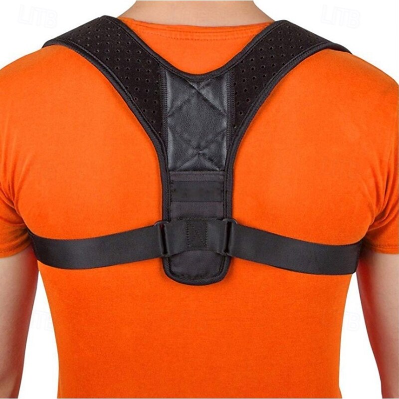 Posture Corrector for Men and Women - Adjustable Upper Back Brace for Clavicle Support and Providing Pain Relief from Neck, Back and Shoulder