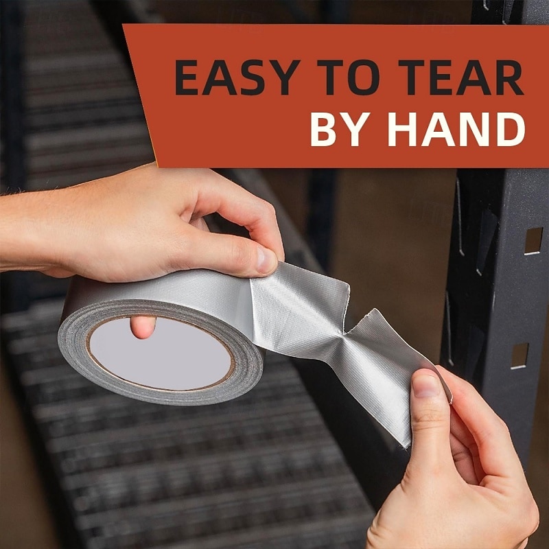 1 Roll Window Windproof Tape For Window Sealing High Viscosity And Thickening Without Leaving Any Tape Cloth-based Tape For Cold And Waterproof Gap 5cm*5m/1.97*196.8in2