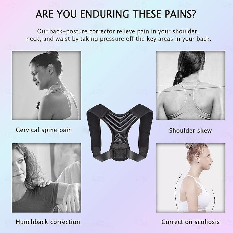 Posture Corrector for Women  Men, Back Brace, Shoulder Brace, Back Brace for Lower Back Pain Women, Posture Corrector for Neck and Back Pain Relief3