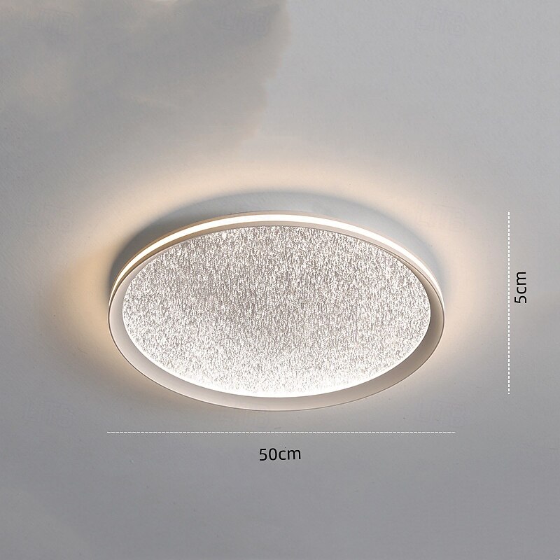 Minimalist Round LED Ceiling Light for Foyer Balcony Dimmable Ceiling Lights Metal LED Modern 50cm 110-120V 220-240V3