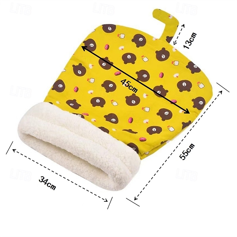 Cat Cat Beds Pet Sleeping Nest Cute Fabric Plush Fabric for Large Medium Small Dogs and Cats2
