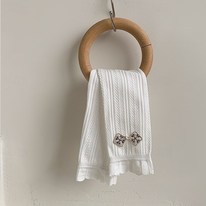 Kids Girls' Leggings Solid Color Daily School 4 years+ Spring Black White Yellow2