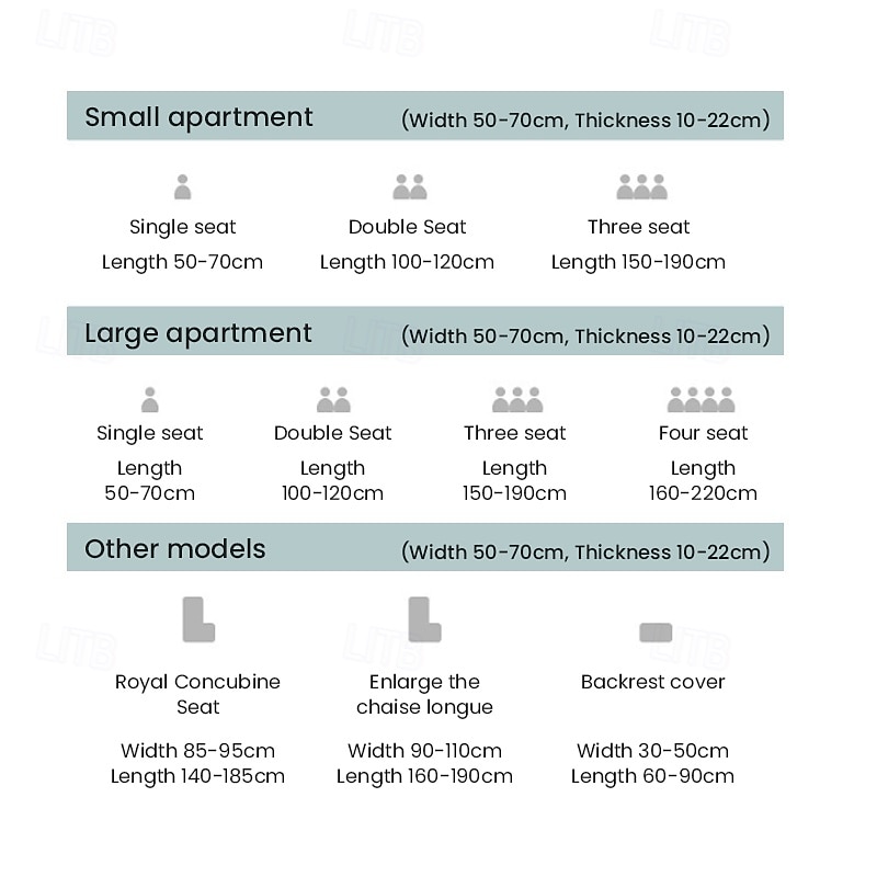 Sofa Cushion Cover Couch Seat Cover Stretchy and Durable Slipcover Perfect for Protecting and Refreshing Sofa or Couch Cushions Adds Comfort and Style to Your Living Room Decor3