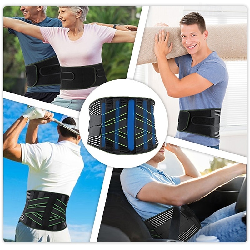 Back Brace for Lower Back Pain Relief for Women/Men with Lumbar Pad, Back Support Belt for Heavy Lifting, Sedentariness, Breathable Lumbar Support for Herniated Disc, Sciatica3