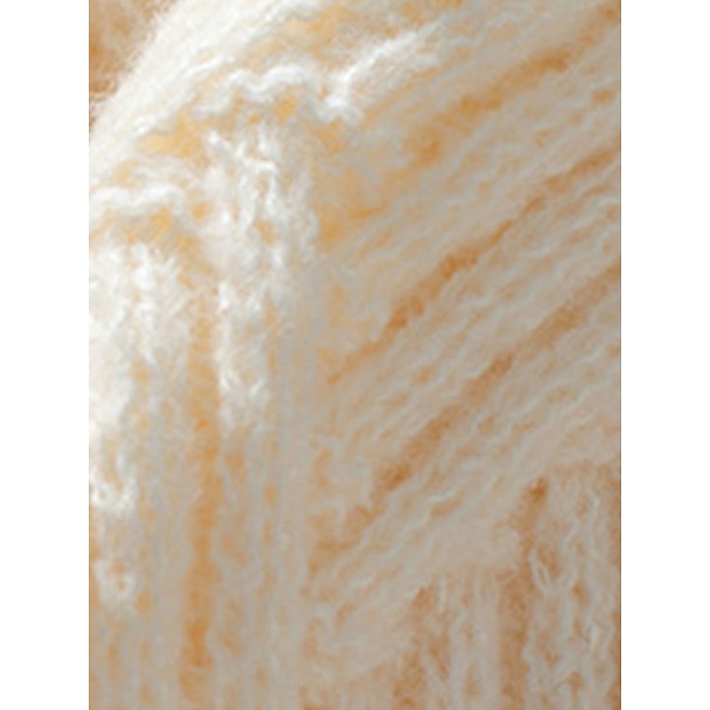 Women's Sweater Casual Soft Pure Color Ribbed Crew Neck Knitted Long Sleeve Regular Tops Knit Outdoor Daily Weekend Dark Gray Beige Fall Winter4