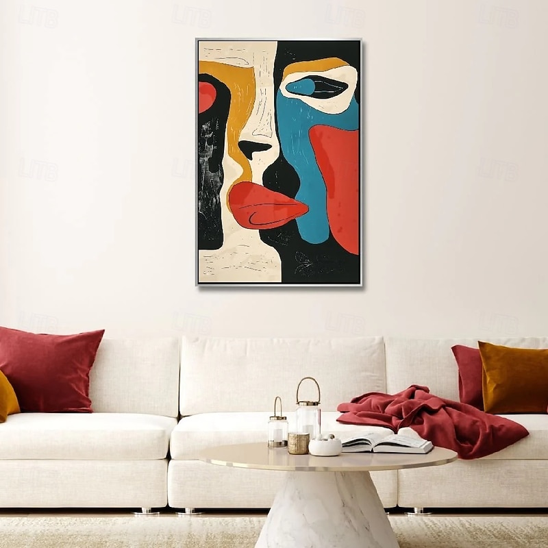 Handmade Pablo Picasso Women Abstract Canvas Art Painting Pablo Picasso style oil Painting for Living Room Bedroom Home Decor Wall Art painting for bedroom living room artwork3