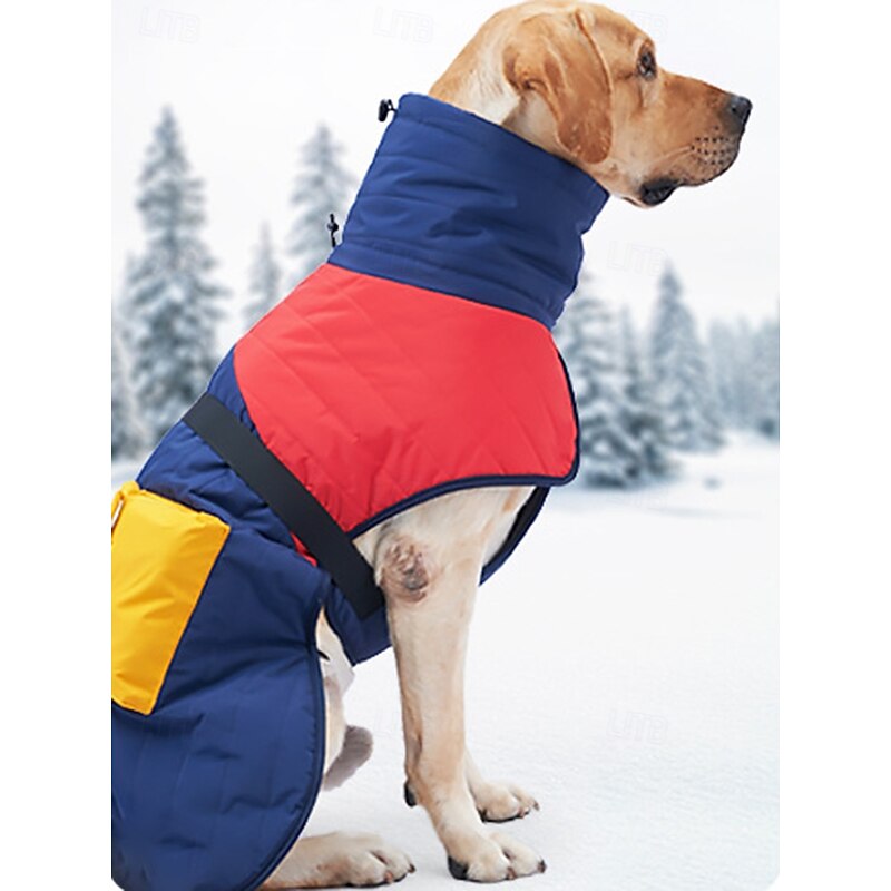 Dog Winter Coat Dog Fleece Jacket Dog Vest Windproof Cold Weather Dog Clothes Pet Apparel for Medium Extra Large Dogs3