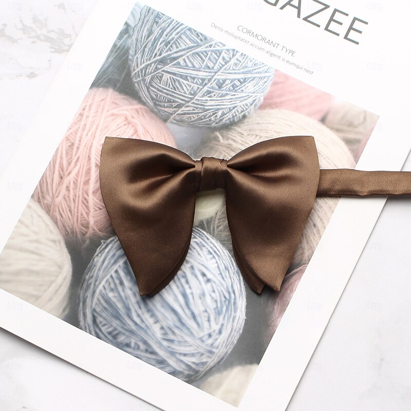 Men's Bow Tie Modern Contemporary Sexy Solid / Plain Color Wedding Party Daily Wear2