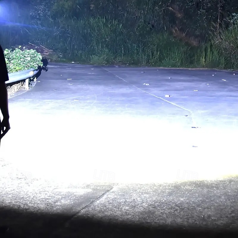 Ultra-Light USB Rechargeable HeadLamp with Magnet & Power Display - 3 Modes Portable & Bright for Night Work Hiking Camping Travel & Dog Walks (Batteries Included)3