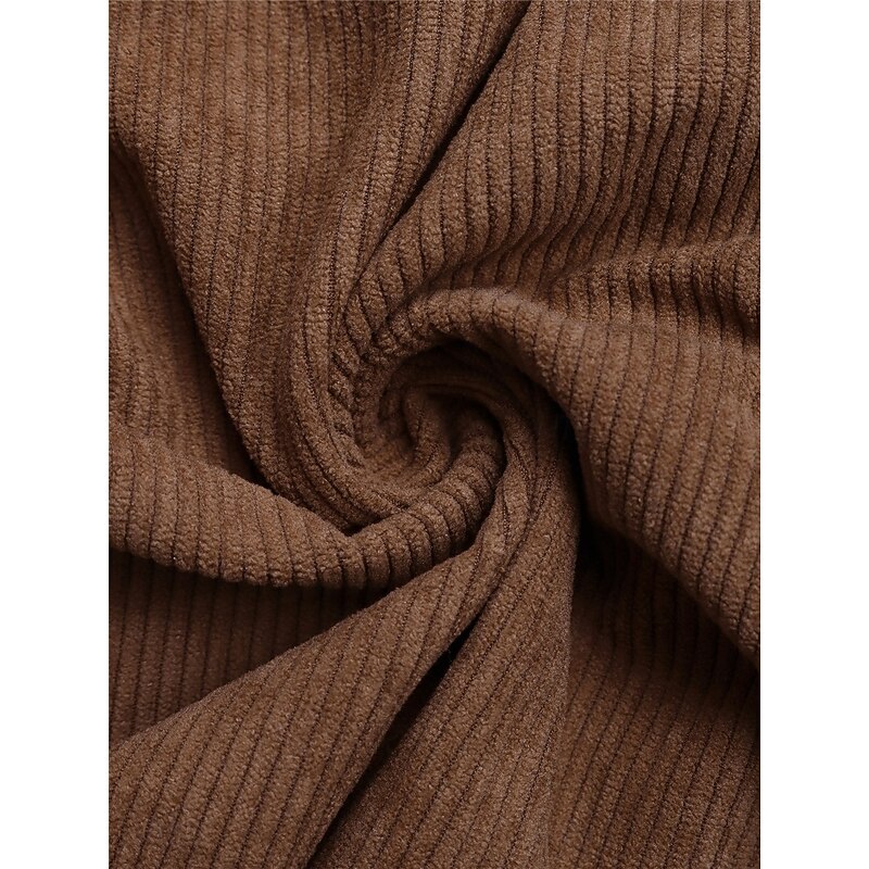 Women's Casual Jacket Outdoor Street Daily Wear Fall Winter Regular Coat Regular Fit Thermal Warm Breathable Stylish Casual Jacket Long Sleeve Plain with Pockets Brown3