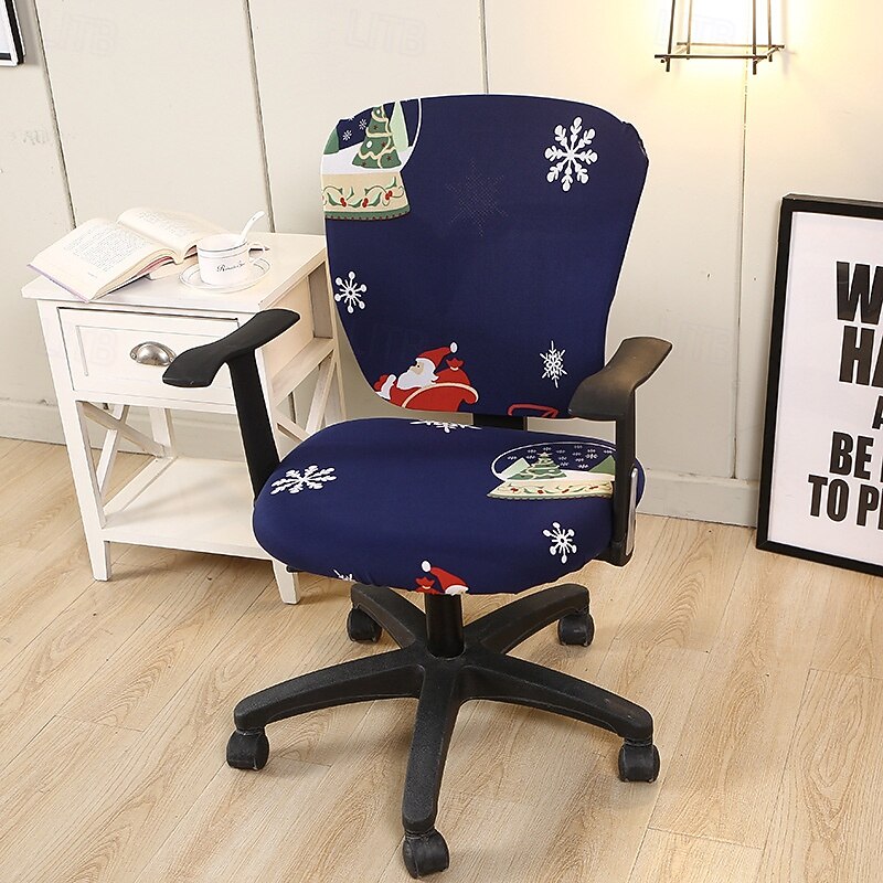 Stretch Office Chair Cover Durable and Flexible Slipcover Perfect for Protecting and Refreshing Your Office Chair Adds Comfort and Style to Your Workspace Decor