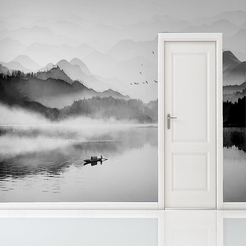 Stone 3D Landscape Home Decoration Abstract Classic Wall Covering, Canvas PVC / Vinyl Material Adhesive required Mural, Room Wallcovering4