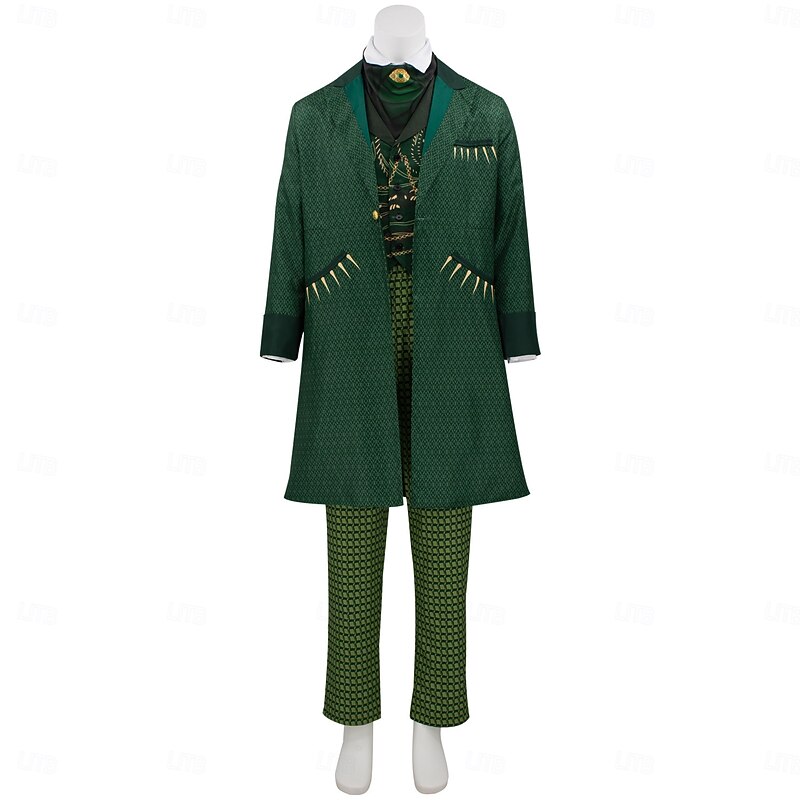 Witch Fairy Fiyero Outfits Costume Suits & Blazers Movie TV Theme Costumes Movie Cosplay for Men's Adults' Halloween Carnival Mardi Gras Performance Party Stage2