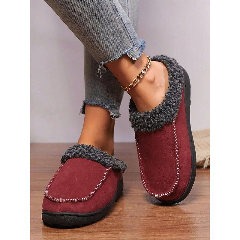 Women's Warm and Comfortable House Slippers with Non-Slip Sole - Ideal for Relaxing at Home3