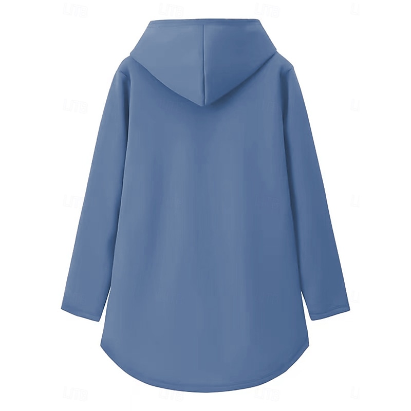 Women's 2 Pieces Fluffy Pyjama Set Long Sleeve Top and Pant Text Print Comfort Casual Home Wear Drawstring Solid Cozy Winter2