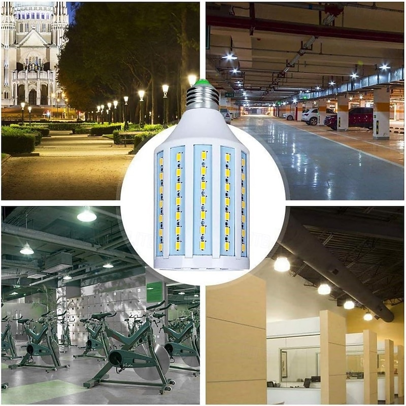 E27 30W LED Corn Light Bulb 85V-265V, 200W Equivalent for Home, Warehouse & Garden Lighting4