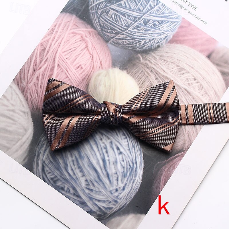 Men's Bow Tie Modern Contemporary Sexy Plaid / Striped / Chevron / Round Wedding Party Daily Wear4