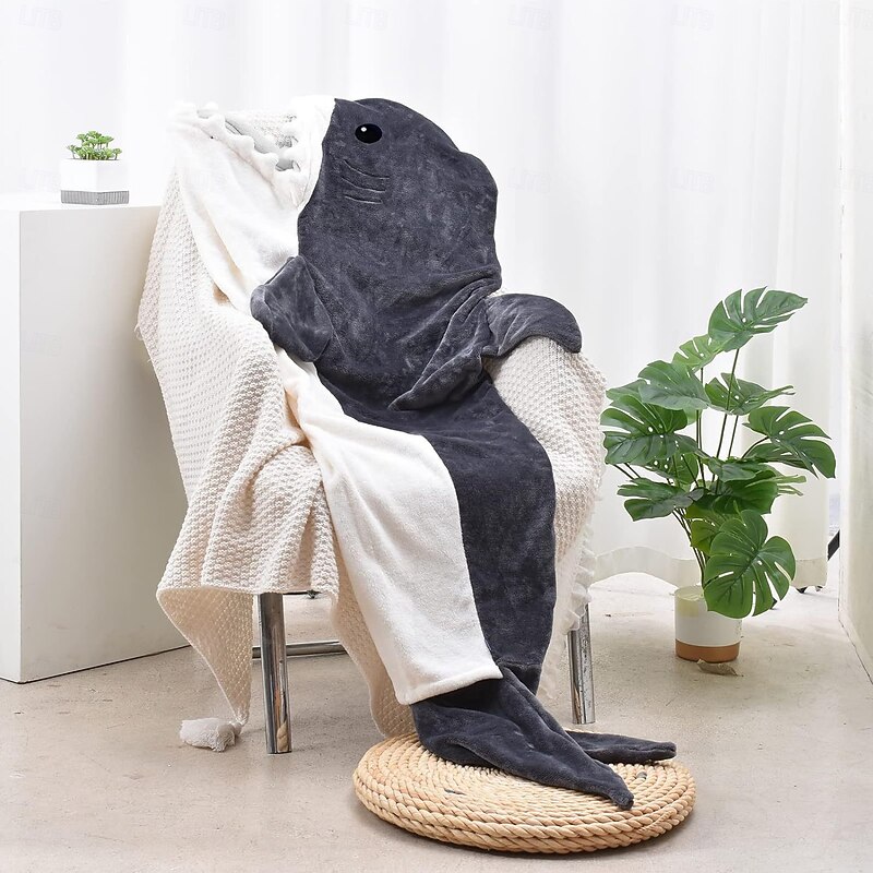 Adults' Animal Onesie Costume Shark Cartoon Onesie Pajamas Kigurumi Pajamas Charm Funny Costume For Men and Women Carnival Masquerade Cartoon3