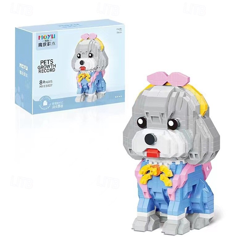 Micro Mini Blocks Dog Series Pets Dog Animal Model Set-Building and Pet Toys Gifts for Kid and Adult4