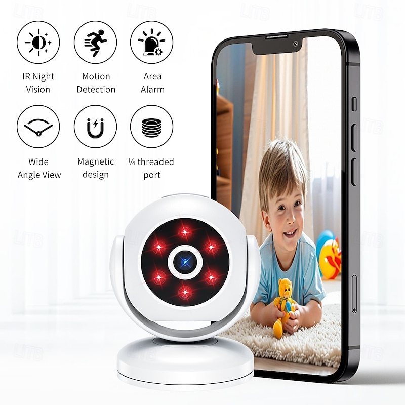 A5 Camera HD 1080p Wireless WiFi Surveillance Bluetooth Pairing Camera Outdoor Sports DV Small Surveillance