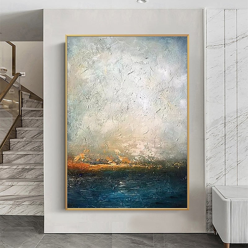Mintura Handmade Texture Abstract Oil Paintings On Canvas Modern Wall Art Room Decoration Picture For Home Decor Rolled Frameless Unstretched Painting2
