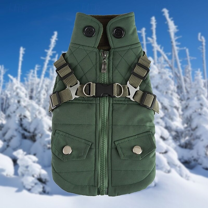 Dog Coat Jacket Fashion Winter Reflective Waterproof Warm Fashion Comfortable Outdoor Dailywear Homewear Dog Clothing for Small Medium4