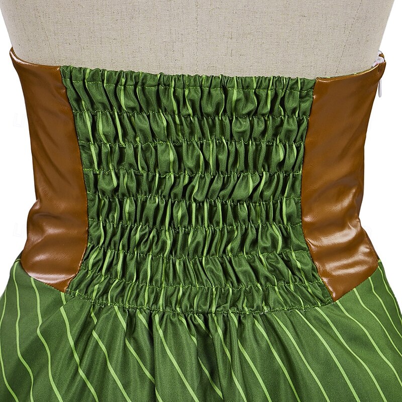 Punk & Gothic Medieval Renaissance Skirt Cosplay Costume Maxi Skirt Stripes Fancy Dress Women's Celtic Pirate Fantasy Masquerade Carnival Casual Daily Adults' Skirt Spring & Summer4