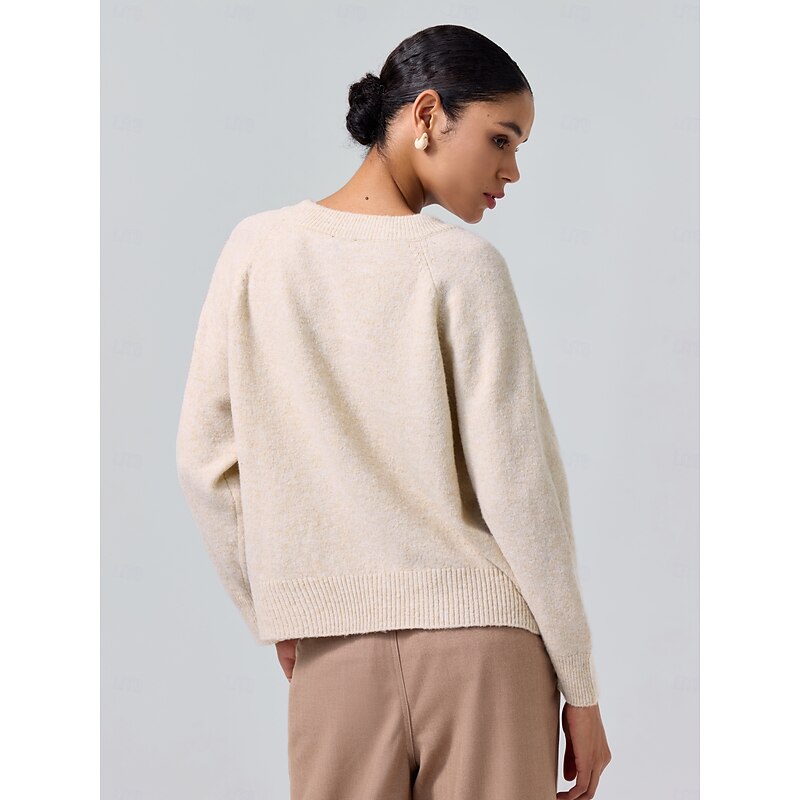 Knit Embroidered Wool Blend Pullover Sweater3