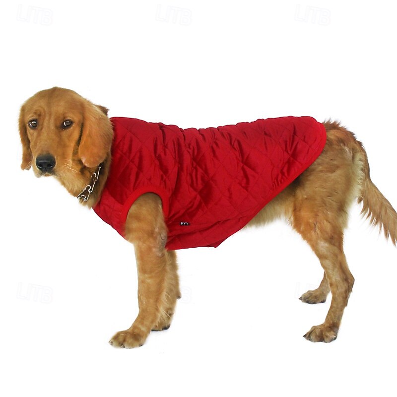 Dog Coat Jacket Fleece Vest Fleece Lined Windproof Warm Outdoor Dog Clothing for Medium Large2