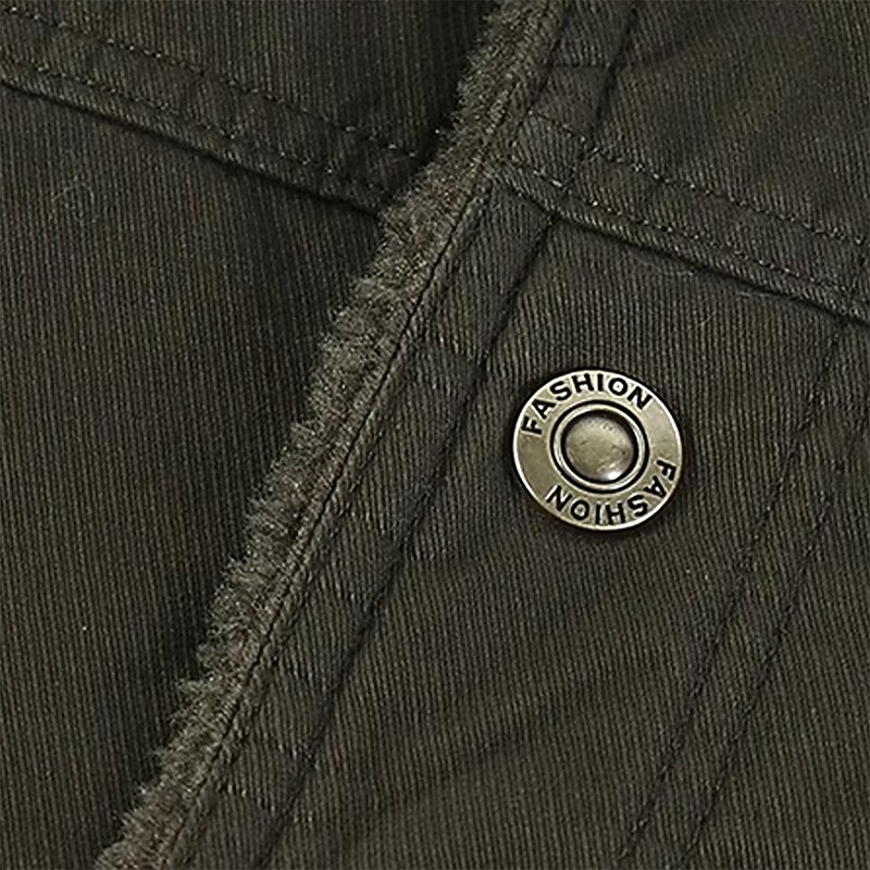 Men's 1776 Letter Print Embroidered Fleece Jacket Sherpa Trucker Jacket Work Cargo Jacket Turn-Down Collar Warm Winter Cotton Jacket Vintage Casual Going Out Coat Multi-Pockets4