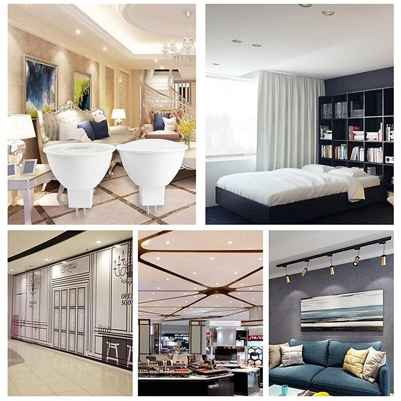 10pcs Dimmable MR16 Bulb Spotlight Lampada LED AC/DC 12V Bombillas Spot Light Replace The 50W Halogen Lamp Home Derection4