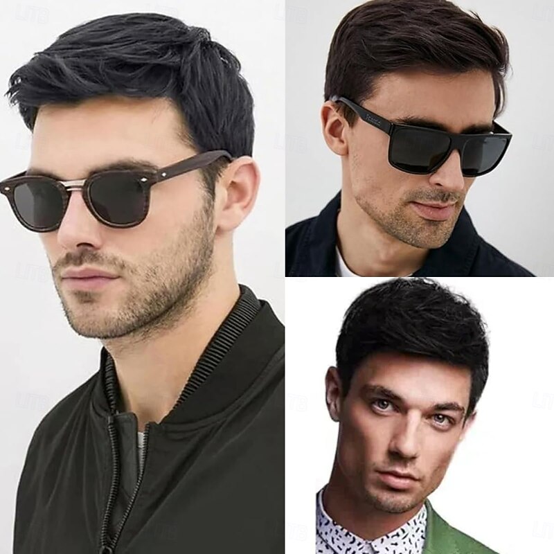 Men's Wigs Short Wigs Natural Looking Heat Resistant Synthetic Hair with Adjustable Cap2