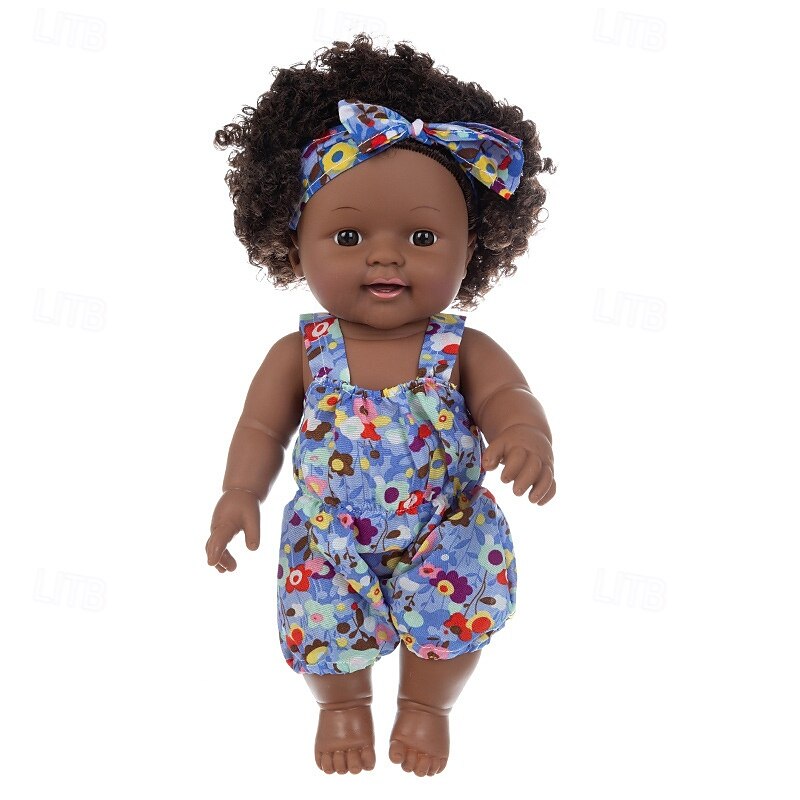 Lifelike Black Reborn Baby Girl Dolls - 12 inch Black American Realistic Newborn Dolls2