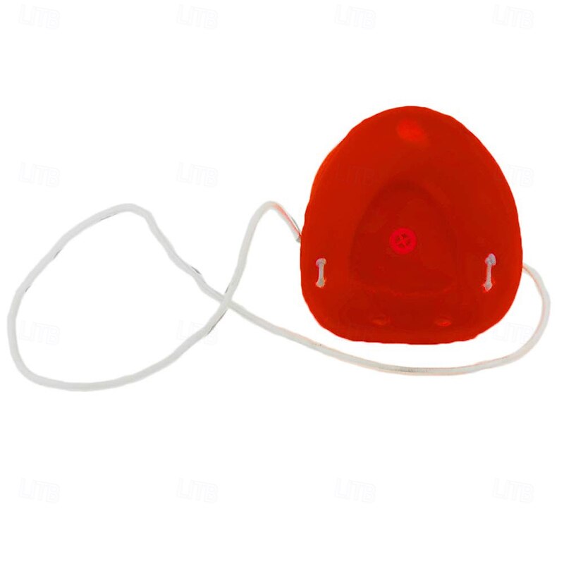 Joker Clown Halloween Red Circus Clown Nose Bulk Funny Costume Adults' Men's Women's Christmas Carnival Performance Party Easy Halloween Costumes Dress Up3