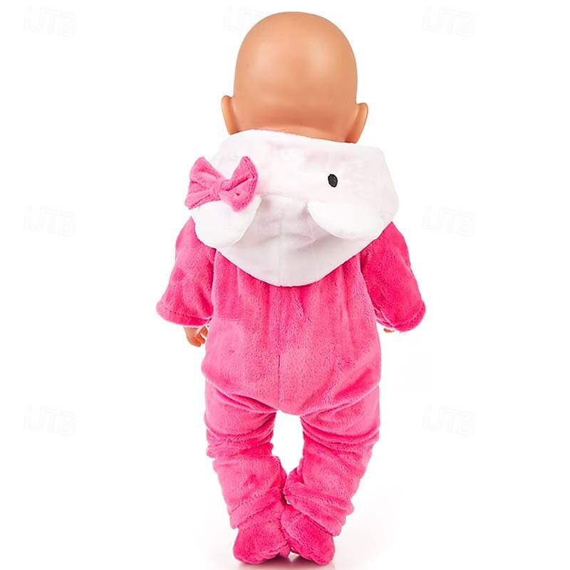 Suit Shoes Dolls Outfit For 18 inch 43cm Baby Doll Cute Jumpers Rompers Doll Clothes4