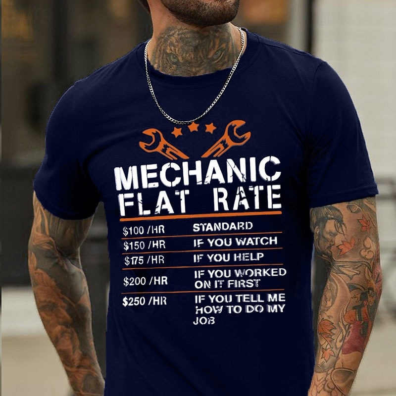 Men's Letter T Shirt Casual Style Cotton Short Sleeve Graphic Shirt Black Dark Blue Dark Gray Comfortable Tee Vacation Casual Fashion Designer Clothing2