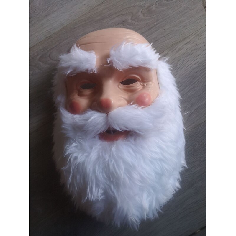 Santa Claus Mask Costume Santa Hat Men's Women's Novelty Funny Christmas Christmas Eve Mask Hat3