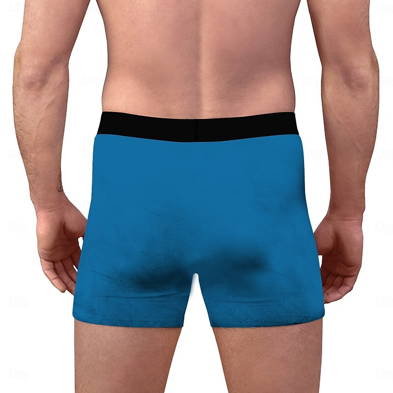 Puppy Christmas Pajamas Boxer Briefs Underwear Christmas Gift Men's Funny Christmas Pattern Adults Christmas New Year Christmas Eve Christmas Party4