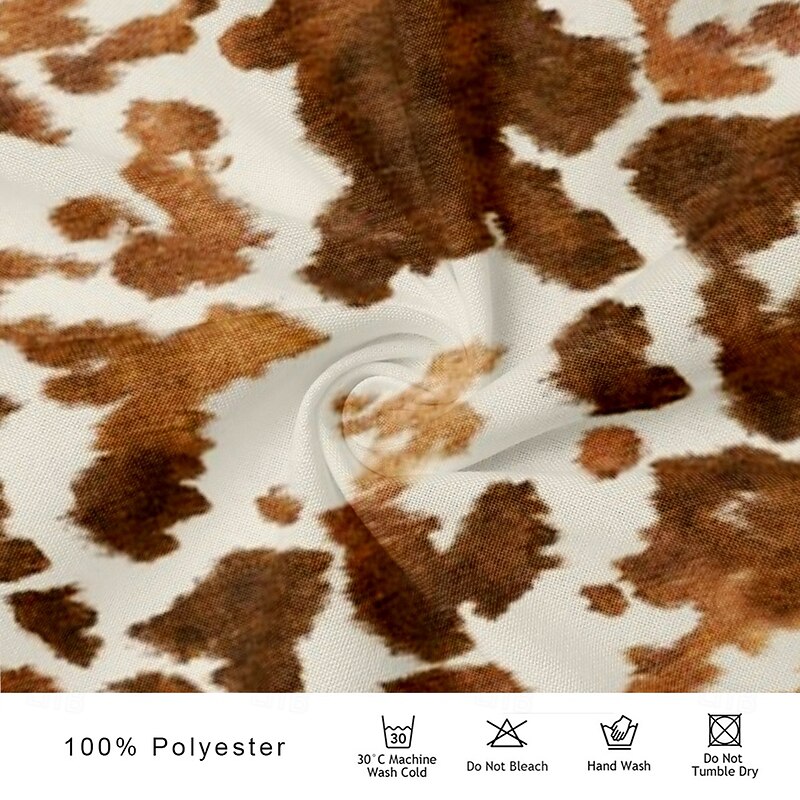 Men's Cowboy Western Shirt Button Up Shirt Cowboy Shirt Long Sleeve Vintage Western Outdoor Daily Holiday Spring Fall Winter Turndown Collared Shirts 3D Print Brown3