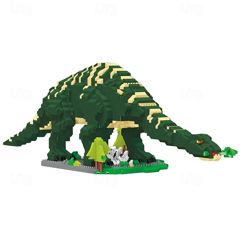 Jurassic Dinosaur Micro Building Blocks 2268pcs Tanystropheus DIY Mini Diamond Blocks Bricks Toy Dinosaur for Boys Age 8-12 9 10 11 12 13 14 15 16 Teens Adults2