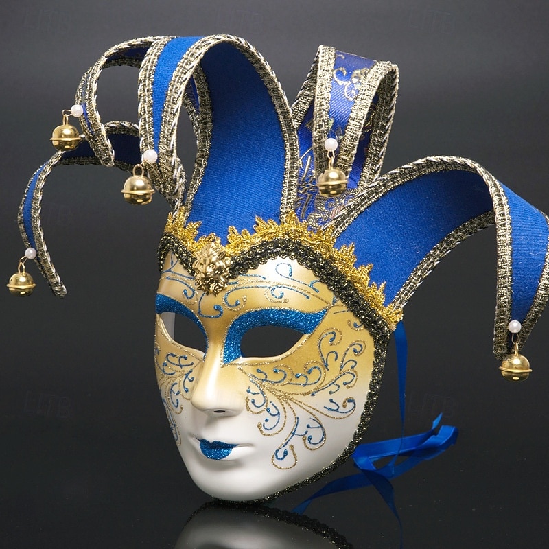 Halloween Venetian Mask Volto Larva Carnival Mask Full Face Adults' Women's Halloween Carnival Mardi Gras Party Masquerade Carnival of Venice Easy Halloween Costumes Dress Up2