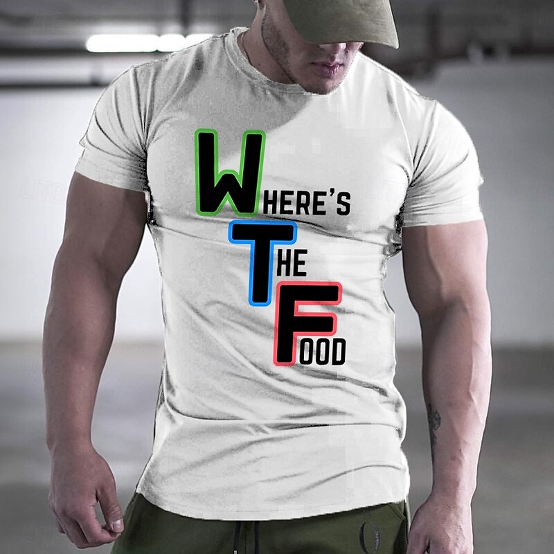 Men's Rude Offensive Funny Slang T shirt Short Sleeve T shirt 3D Print Crew Neck Shirt Fashion Daily Street Daily Lake Blue White Red Summer Spring Clothing Apparel S M L XL XXL XXXL4