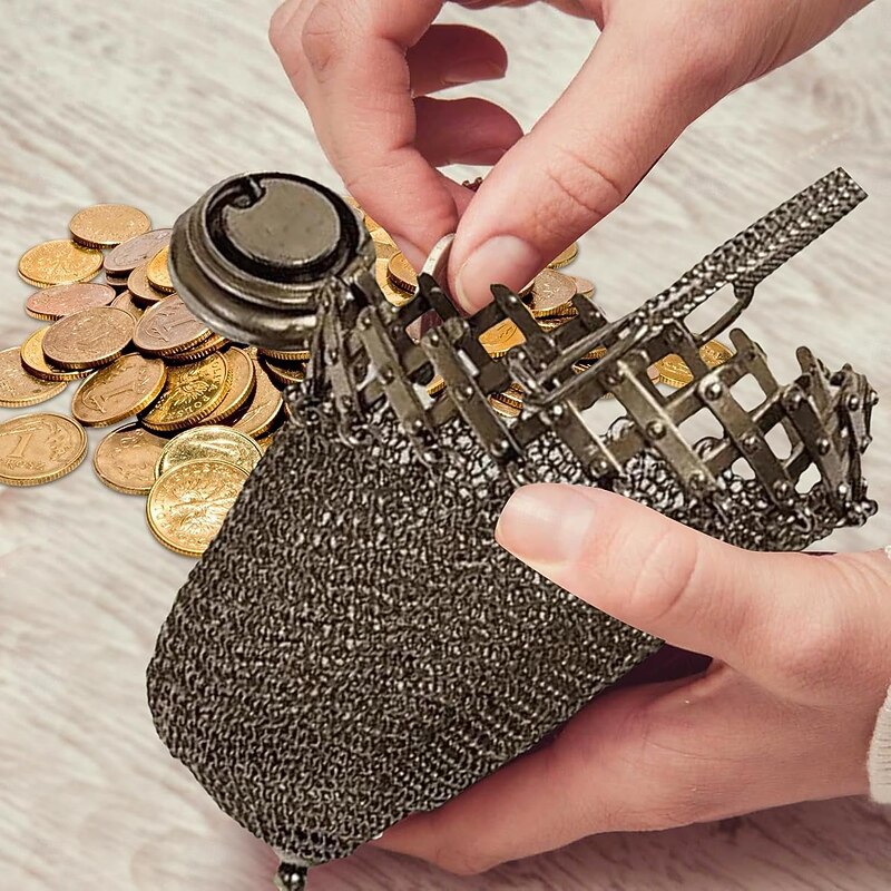 Retro Vintage Medieval Cosplay Costume Accessories Coin Purse Warrior Viking Fancy Dress Unisex Celtic Fantasy Royal Performance Renaissance Fair LARP More Accessories2