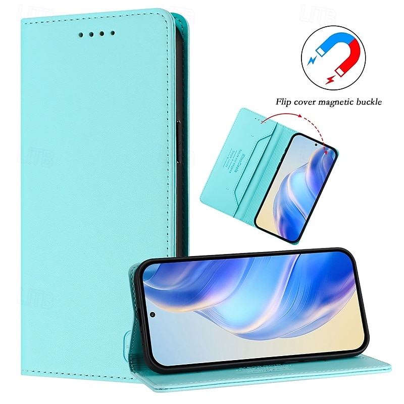 Phone Case For iPhone 17 Pro Max 17 Air 16 15 14 Pro Max Plus 16e 13 12 11 Pro Max Mini Flip Cover with Stand Holder Magnetic Support Wireless Charging Retro TPU PU Leather3