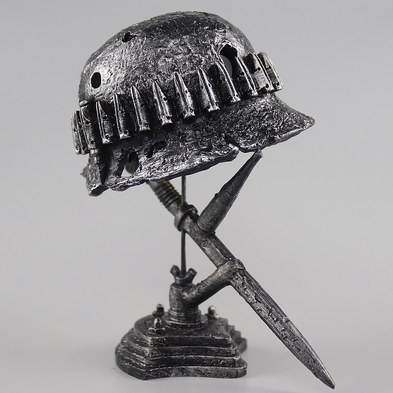 Table Lamp Desk Lamp Military Helmet Home Decor Loft Style Decoration Steampunk Vintage Style3